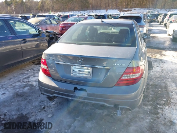 2012 Mercedes-Benz C-Class C 300 Sport with VIN WDDGF8BB4CR232133, listed as a IAAI auction lot 41610397 with 56,161 mi miles. Bid and sale history available at carsss.com. Image 16.
