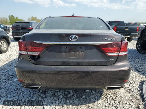 2016 Lexus LS 460 with VIN JTHCL5EF2G5026822, listed as a Copart auction lot 54419325 with 84,132 mi miles and Clean title. Bid and sale history available at DreamBid. Image 6.