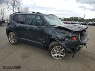 2015 Jeep Renegade Latitude with VIN ZACCJBBT4FPC41186, listed as a Copart auction lot 53260415 with 122,690 mi miles and Salvage Title. Bid and sale history available at carsss.com. Image 4.