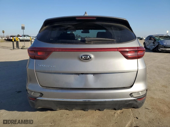 2021 Kia Sportage LX with VIN KNDPM3AC2M7926443, listed as a Copart auction lot 46955915 with 94,388 mi miles and Salvage Title. Bid and sale history available at carsss.com. Image 6.