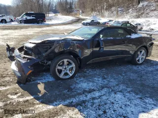 2017 Chevrolet Camaro 2LT with VIN 1G1FD3DX6H0120378, listed as a Copart auction lot 89099855 with 80,884 mi miles and Salvage Title. Bid and sale history available at carsss.com. Image 1.