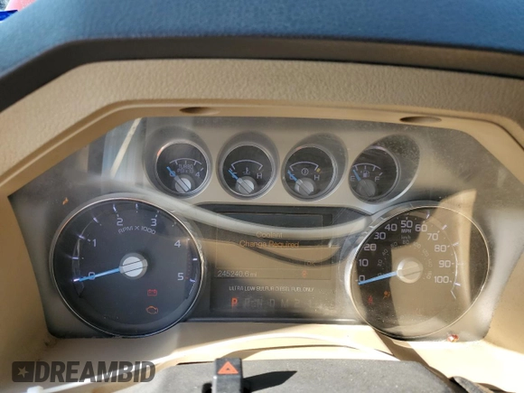 2015 Ford Super Duty F-250 SRW Lariat with VIN 1FT7W2BT5FED52776, listed as a Copart auction lot 44997645 with 245,240 mi miles and Salvage Title. Bid and sale history available at carsss.com. Image 9.