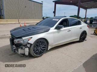 2015 Infiniti Q50 Sport with VIN JN1BV7ARXFM413743, listed as a Copart auction lot 60222075 with 105,865 mi miles and Clean title. Bid and sale history available at DreamBid. Image 1.