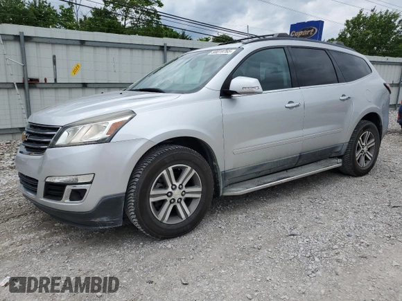 2016 Chevrolet Traverse LT with VIN 1GNKRGKD5GJ227252, listed as a Copart auction lot 58019765 with 93,750 mi miles and Salvage title. Bid and sale history available at DreamBid. Image 1.