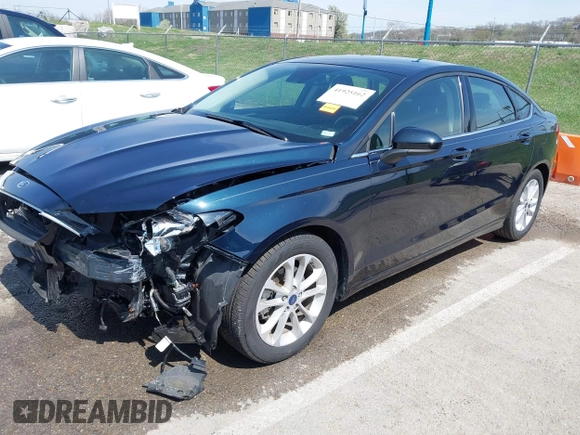 2020 Ford Fusion SE with VIN 3FA6P0HDXLR231155, listed as a IAAI auction lot 41925162 with 51,588 mi miles. Bid and sale history available at carsss.com. Image 18.