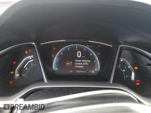 2020 Honda Civic EX-L z VIN 19XFC1F74LE208728, wystawiony jako Copart lot #55990835 z przebiegiem 150 354 mil mil oraz Szkoda całkowita • Salvage title. Historia ofert i sprzedaży dostępna na DreamBid. Obrazek 9.