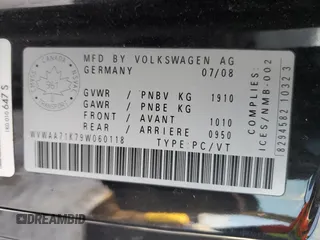 2009 Volkswagen Rabbit S with VIN WVWAA71K79W060118, listed as a Copart auction lot 81039574 with 246,077 mi miles and Clean Title. Bid and sale history available at carsss.com. Image 13.
