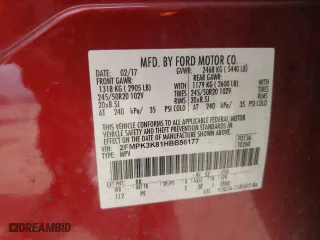 2017 Ford Edge Titanium with VIN 2FMPK3K81HBB56177, listed as a Copart auction lot 85916874 with 102,945 mi miles and Clean Title. Bid and sale history available at carsss.com. Image 15.