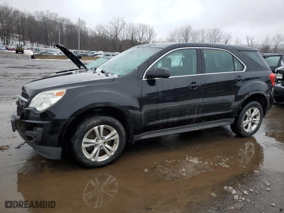 2013 Chevrolet Equinox LS with VIN 2GNFLCEK4D6146242, listed as a Copart auction lot 45164995 with 104,185 mi miles and Clean Title. Bid and sale history available at carsss.com. Image 1.