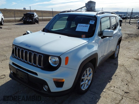 2020 Jeep Renegade Altitude z VIN ZACNJABB8LPL91658, wystawiony jako IAAI lot #41534304 z przebiegiem 76 135 mil mil oraz . Historia ofert i sprzedaży dostępna na DreamBid. Obrazek 19.