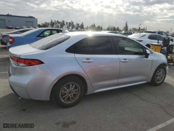 2022 Toyota Corolla Hybrid LE with VIN JTDEAMDE0N3009397, listed as a Copart auction lot 47399435 with NaN miles and Salvage Title. Bid and sale history available at carsss.com. Image 3.