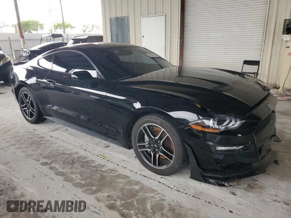 2021 Ford Mustang GT with VIN 1FA6P8CF2M5128419, listed as a Copart auction lot 59384365 with 46,266 mi miles and Non repairable. Bid and sale history available at DreamBid. Image 4.