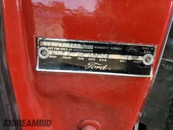 1966 Ford Thunderbird with VIN 6Y87Q106158, listed as a Copart auction lot 73589014 with 73,102 mi miles and Clean Title. Bid and sale history available at DreamBid. Image 12.