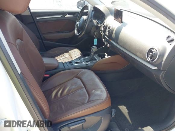 2015 Audi A3 1.8T Premium with VIN WAUACGFF8F1117549, listed as a IAAI auction lot 42059983 with 80,494 mi miles. Bid and sale history available at carsss.com. Image 5.