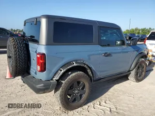 2024 Ford Bronco Black Diamond with VIN 1FMDE1AH5RLA05733, listed as a Copart auction lot 59168854 with 3,629 mi miles and Salvage Title. Bid and sale history available at DreamBid. Image 3.