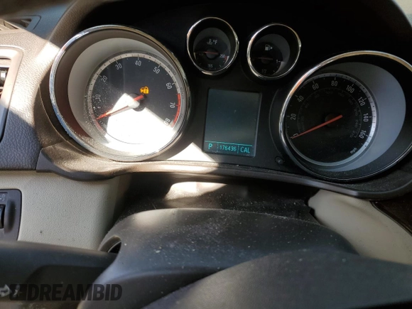 2011 Buick Regal CXL RL1 with VIN 2G4GN5EC1B9181274, listed as a Copart auction lot 46288275 with 176,436 mi miles and Salvage Title. Bid and sale history available at DreamBid. Image 9.