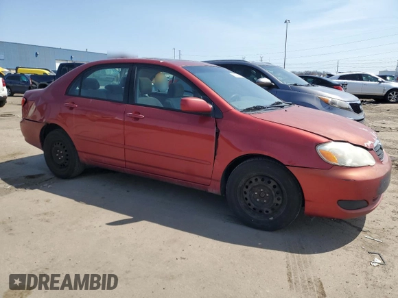 2005 Toyota Corolla CE with VIN 1NXBR32E25Z378650, listed as a Copart auction lot 53804975 with 299,999 mi miles and Clean Title. Bid and sale history available at DreamBid. Image 4.