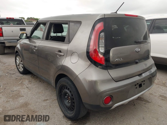 2018 Kia Soul + with VIN KNDJP3A59J7624285, listed as a IAAI auction lot 41832188 with 91,801 mi miles. Bid and sale history available at carsss.com. Image 3.