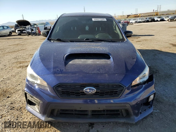 2020 Subaru WRX with VIN JF1VA1A60L9814621, listed as a Copart auction lot 49927295 with 74,912 mi miles and Salvage Title. Bid and sale history available at carsss.com. Image 5.