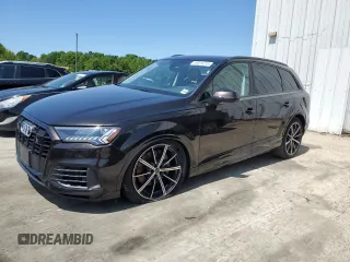 2023 Audi Q7 Premium Plus with VIN WA1LXBF71PD030355, listed as a Copart auction lot 58816255 with 39,353 mi miles and Salvage title. Bid and sale history available at DreamBid. Image 1.