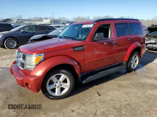 2008 Dodge Nitro SXT with VIN 1D8GU28K18W265539, listed as a Copart auction lot 42184355 with 201,139 mi miles and Salvage Title. Bid and sale history available at carsss.com. Image 1.