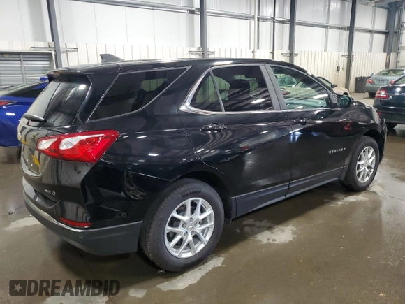 2021 Chevrolet Equinox LT with VIN 3GNAXUEV8ML340007, listed as a Copart auction lot 55551695 with 57,063 mi miles and Salvage title. Bid and sale history available at DreamBid. Image 3.