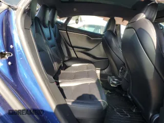 2020 Tesla Model S Long Range with VIN 5YJSA1E27LF361351, listed as a Copart auction lot 56239615 with 91,380 mi miles and Salvage title. Bid and sale history available at DreamBid. Image 10.