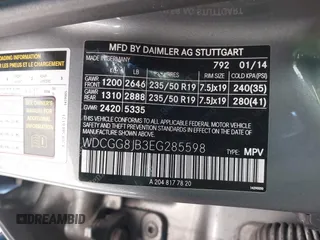 2014 Mercedes-Benz GLK 350 с VIN WDCGG8JB3EG285598, выставлен на аукционе IAAI как лот 41959810 с пробегом 155 967 миль миль и . История ставок и продаж доступна на DreamBid. Изображение 9.