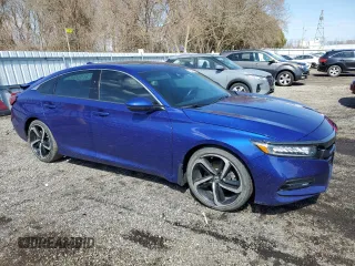2019 Honda Accord Sport with VIN 1HGCV1F39KA803152, listed as a Copart auction lot 52039985 with 102,409 mi miles and Salvage Title. Bid and sale history available at DreamBid. Image 4.