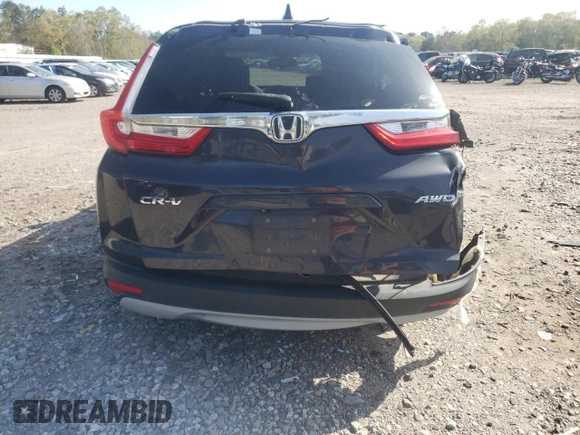2017 Honda CR-V EX-L with VIN 2HKRW2H86HH644242, listed as a Copart auction lot 50571315 with 92,764 mi miles and Salvage Title. Bid and sale history available at carsss.com. Image 6.