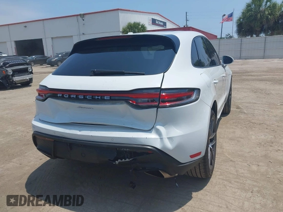 2023 Porsche Macan with VIN WP1AA2A55PLB11111, listed as a IAAI auction lot 42209465 with 25,612 mi miles and . Bid and sale history available at DreamBid. Image 4.