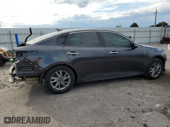 2019 Kia Optima LX with VIN 5XXGT4L38KG290749, listed as a Copart auction lot 63119405 with 96,133 mi miles and Salvage title. Bid and sale history available at DreamBid. Image 3.