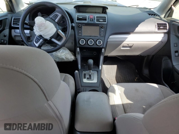 2017 Subaru Forester with VIN JF2SJABC2HH590879, listed as a Copart auction lot 61552555 with Not provided miles and Salvage title. Bid and sale history available at DreamBid. Image 8.