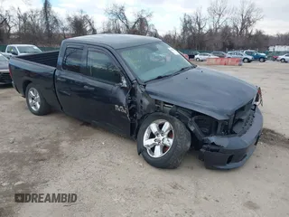 2018 Ram 1500 Express with VIN 1C6RR7FT4JS348324, listed as a IAAI auction lot 41651419 with 74,127 mi miles. Bid and sale history available at carsss.com. Image 1.