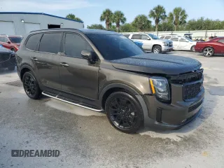 2021 Kia Telluride SX z VIN 5XYP5DHC7MG124255, wystawiony jako Copart lot #55761925 z przebiegiem 57 245 mil mil oraz Szkody całkowita. Historia ofert i sprzedaży dostępna na DreamBid. Obrazek 4.