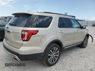 2017 Ford Explorer Platinum with VIN 1FM5K8HT1HGD78629, listed as a Copart auction lot 60538845 with 78,722 mi miles and Salvage title. Bid and sale history available at DreamBid. Image 3.