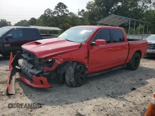 2015 Ram 1500 Sport with VIN 1C6RR7MT7FS653133, listed as a Copart auction lot 58703315 with 149,733 mi miles and Salvage title. Bid and sale history available at DreamBid. Image 1.