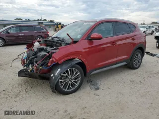2021 Hyundai Tucson Sport with VIN KM8J3CAL7MU384097, listed as a Copart auction lot 41876835 with 46,002 mi miles and Salvage Title. Bid and sale history available at carsss.com. Image 1.