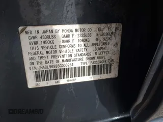 2005 Acura TSX z VIN JH4CL96885C003254, wystawiony jako IAAI lot #41842574 z przebiegiem 213 111 mil mil oraz . Historia ofert i sprzedaży dostępna na DreamBid. Obrazek 9.