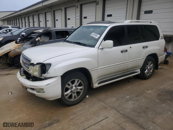 2004 Lexus LX 470 with VIN JTJHT00W743538680, listed as a Copart auction lot 66269864 with 201,802 mi miles and Salvage Title. Bid and sale history available at carsss.com. Image 1.