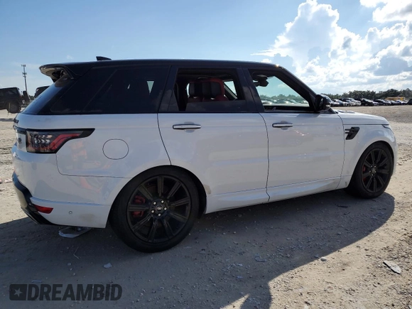 2022 Land Rover Range Rover Sport HST with VIN SALWS2RU2NA206436, listed as a Copart auction lot 73861634 with 0 mi miles and Salvage Title. Bid and sale history available at carsss.com. Image 3.