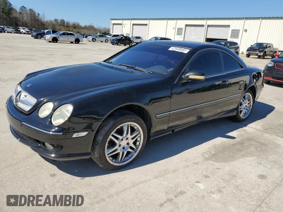 2001 Mercedes-Benz CL with VIN WDBPJ75J71A013294, listed as a Copart auction lot 47630855 with Not Provided miles and Salvage Title. Bid and sale history available at carsss.com. Image 1.