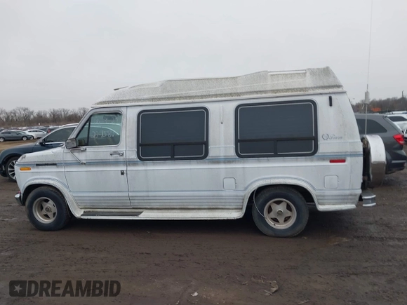 1991 Ford Econoline Cargo with VIN 1FDEE14H6MHA05266, listed as a IAAI auction lot 41538798 with 133,537 mi miles and . Bid and sale history available at DreamBid. Image 14.