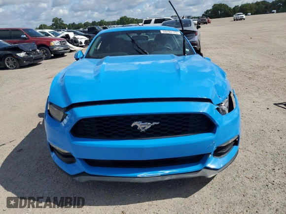 2017 Ford Mustang V6 with VIN 1FA6P8AM1H5255377, listed as a Copart auction lot 59782175 with 72,822 mi miles and Salvage title. Bid and sale history available at DreamBid. Image 5.
