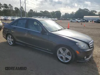 2010 Mercedes-Benz C 300 Sport with VIN WDDGF5EB1AR102933, listed as a Copart auction lot 61133215 with 136,319 mi miles and Salvage title. Bid and sale history available at DreamBid. Image 4.