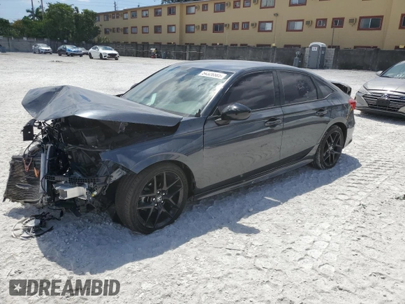 2023 Honda Civic Sedan Sport with VIN 2HGFE2F50PH564832, listed as a Copart auction lot 54326585 with 0 mi miles and Salvage Title. Bid and sale history available at carsss.com. Image 1.