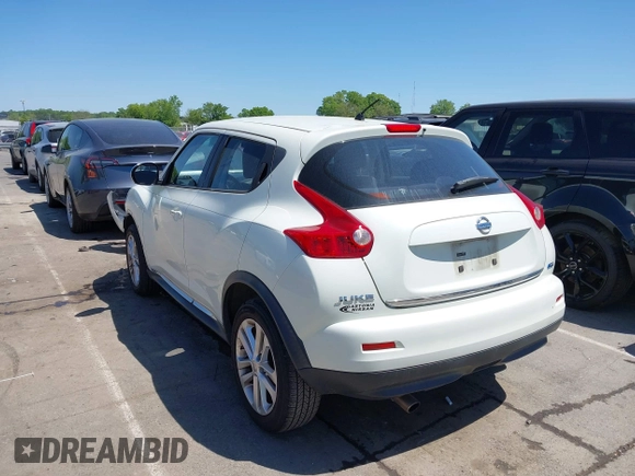 2012 Nissan Juke SL with VIN JN8AF5MRXCT103278, listed as a IAAI auction lot 42022585 with 139,659 mi miles and . Bid and sale history available at carsss.com. Image 3.