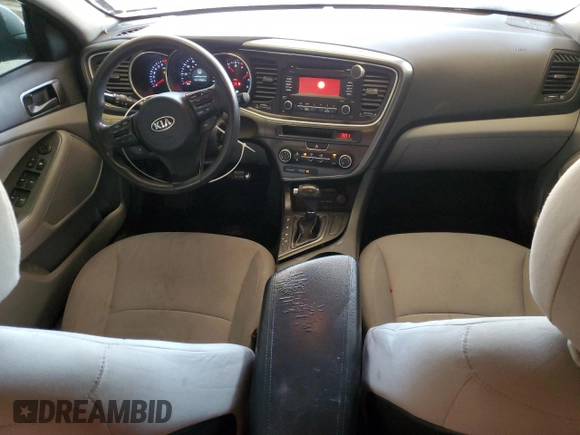 2014 Kia Optima LX with VIN KNAGM4A77E5471110, listed as a Copart auction lot 53179855 with 195,885 mi miles and Salvage Title. Bid and sale history available at carsss.com. Image 8.
