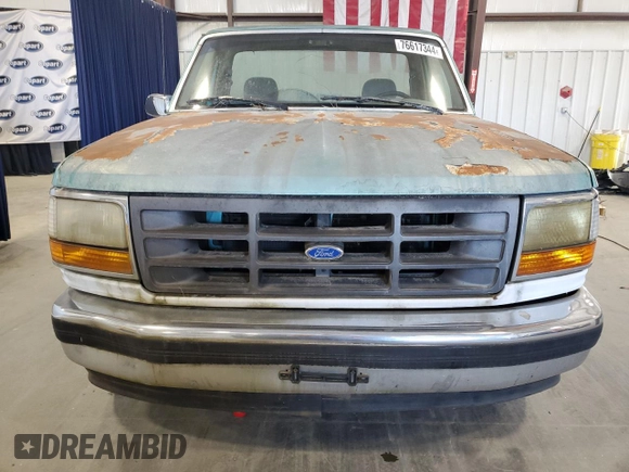 1995 Ford F-150 with VIN 1FTEF15NXSNA26819, listed as a Copart auction lot 42592425 with 257,657 mi miles and Non Repairable. Bid and sale history available at carsss.com. Image 5.