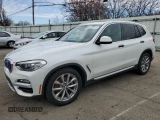 2018 BMW X3 xDrive30i with VIN 5UXTR9C54JLD72876, listed as a Copart auction lot 49779115 with 86,105 mi miles and Salvage Title. Bid and sale history available at DreamBid. Image 1.